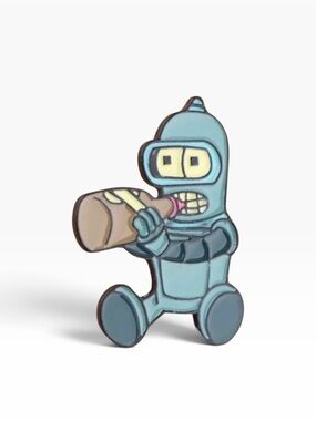 Futurama Baby Bender Enamel Pin